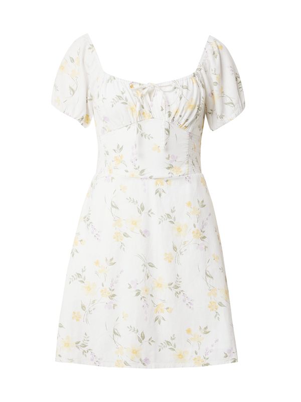 HOLLISTER HOLLISTER Лятна рокля 'SOFIA'  жълто / зелено / лилав / бяло