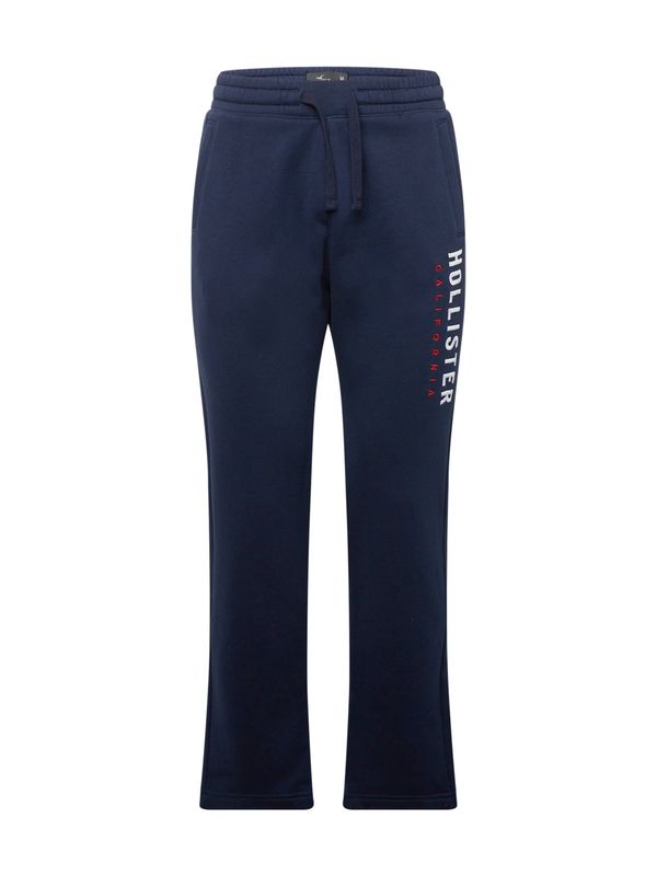 HOLLISTER HOLLISTER Панталон  нейви синьо / алено / бяло
