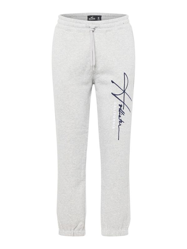 HOLLISTER HOLLISTER Панталон  нейви синьо / сив меланж / бяло