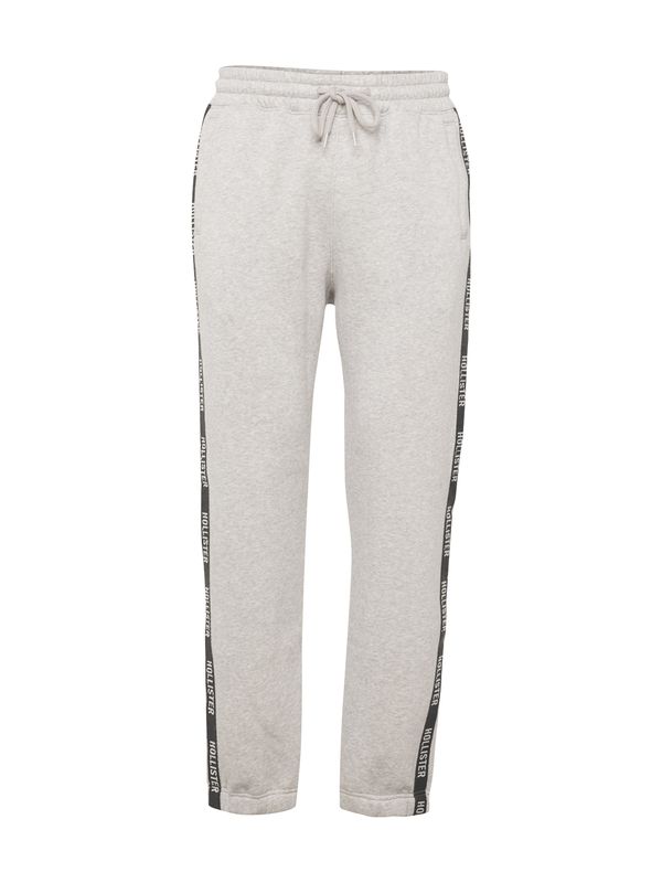 HOLLISTER HOLLISTER Панталон  сиво / черно / мръсно бяло