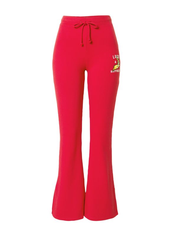 HOLLISTER HOLLISTER Панталон  жълто / червено / черно / бяло