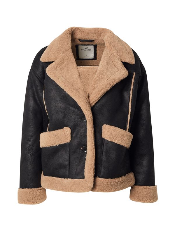 HOLLISTER HOLLISTER Преходно яке  тъмнобежово / черно