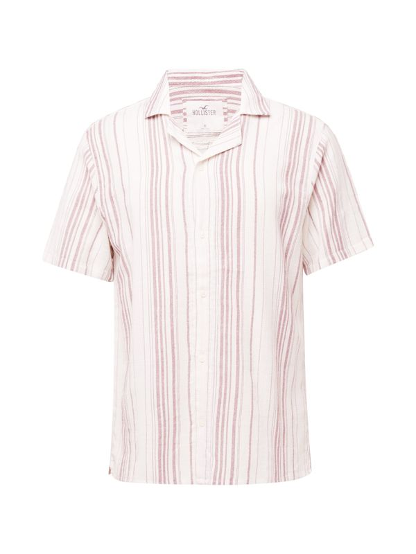 HOLLISTER HOLLISTER Риза  кафяво / бяло