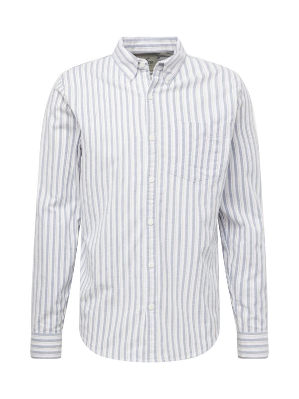 HOLLISTER HOLLISTER Риза 'OXFORD'  гълъбово синьо / оранжево / бяло