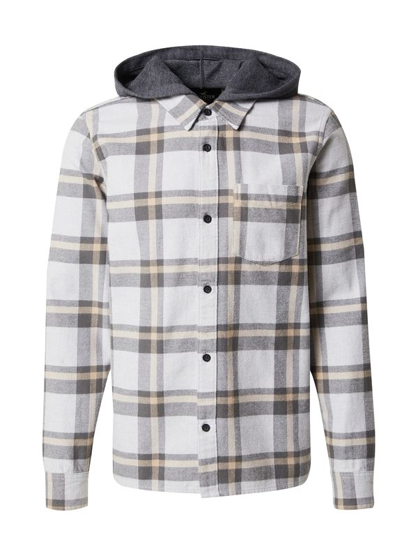 HOLLISTER HOLLISTER Риза  светлокафяво / антрацитно черно / светлосиво