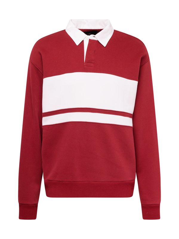 HOLLISTER HOLLISTER Суичър  червено / бяло