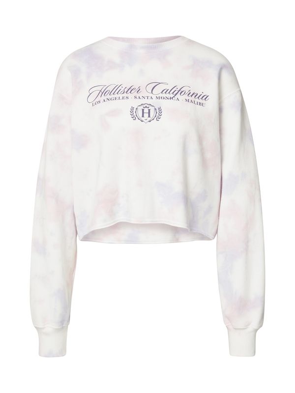 HOLLISTER HOLLISTER Суичър  люляк / бледорозово / бяло