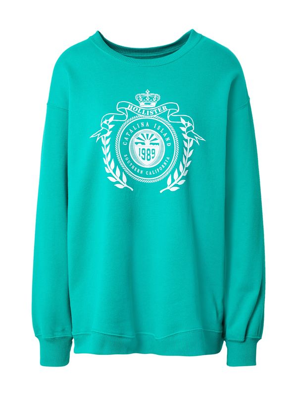 HOLLISTER HOLLISTER Суичър  пастелно синьо / бяло