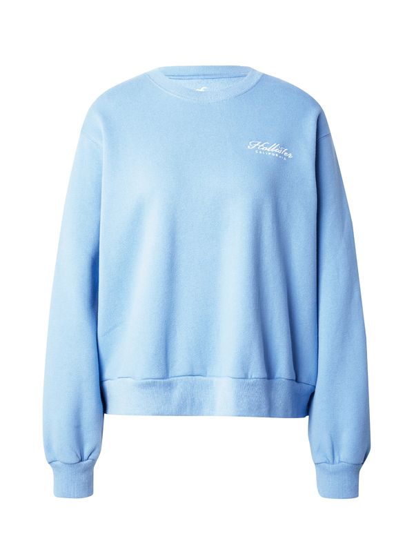 HOLLISTER HOLLISTER Суичър  светлосиньо / бяло