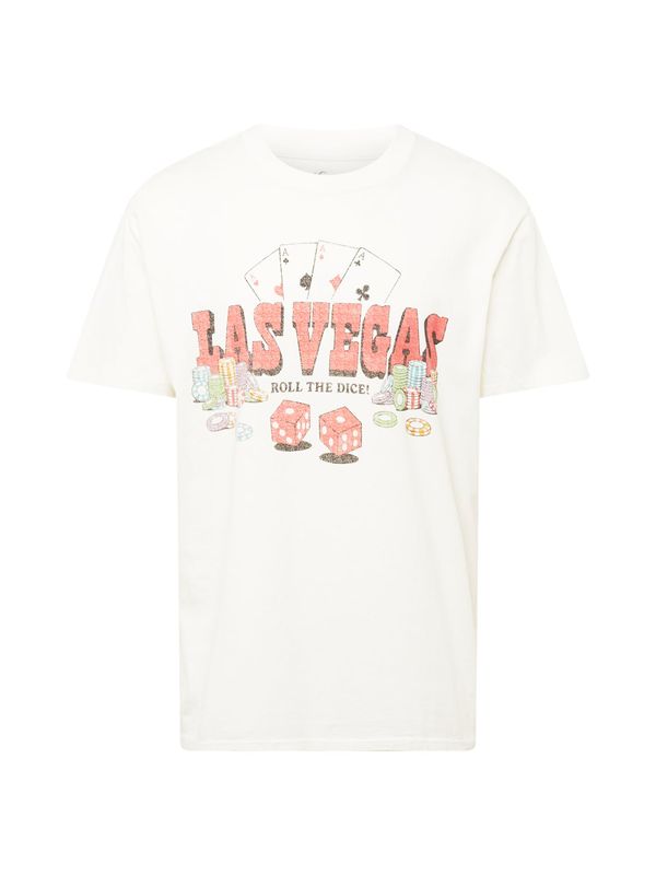 HOLLISTER HOLLISTER Тениска 'AMERICAN DESTINATIONS'  светлосиньо / червено / черно / бяло