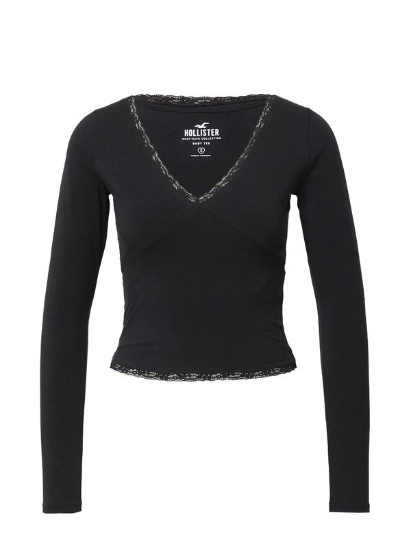 HOLLISTER HOLLISTER Тениска  черно