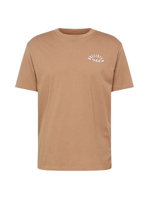 HOLLISTER HOLLISTER Тениска  мока / бяло