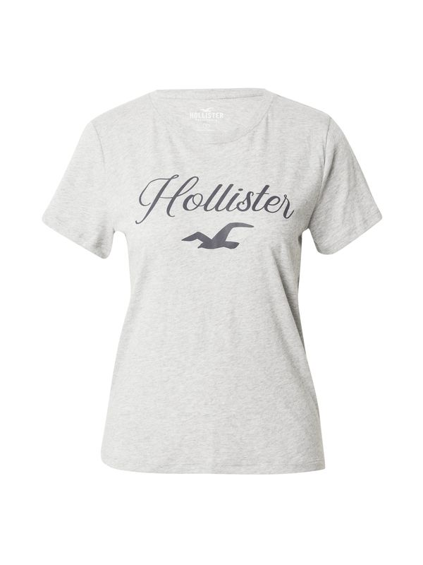 HOLLISTER HOLLISTER Тениска  нейви синьо / сиво