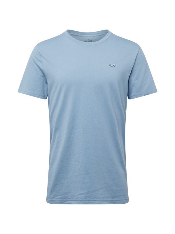 HOLLISTER HOLLISTER Тениска  опушено синьо / черно