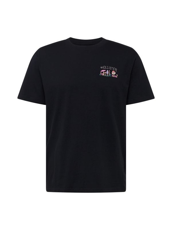 HOLLISTER HOLLISTER Тениска  петрол / бледорозово / светлочервено / черно