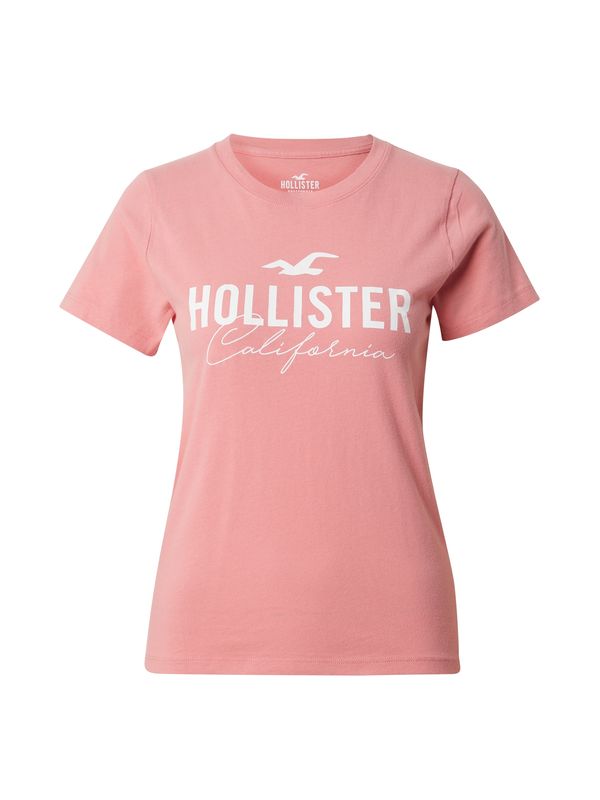 HOLLISTER HOLLISTER Тениска  питая / бяло
