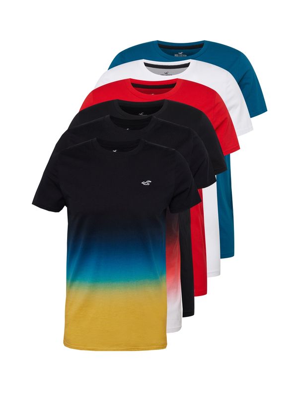 HOLLISTER HOLLISTER Тениска  синьо / червено / черно / бяло