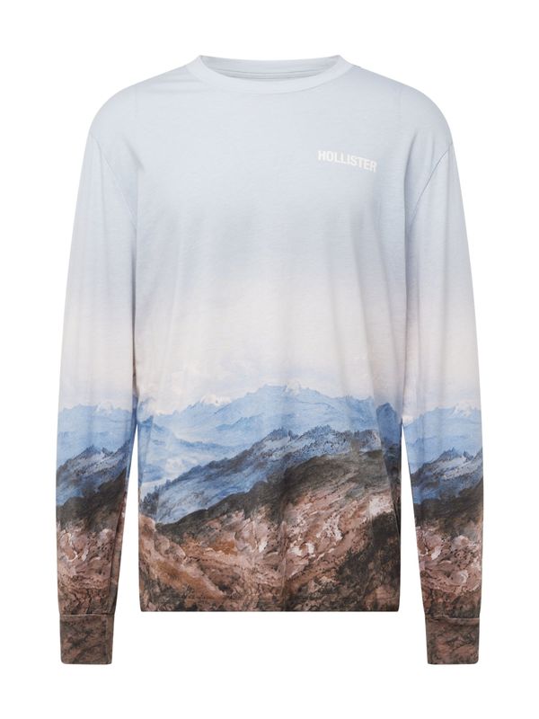 HOLLISTER HOLLISTER Тениска  синьо / светлосиньо / кафяво / тъмнокафяво