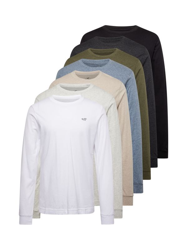 HOLLISTER HOLLISTER Тениска  синьо / зелено / черно / бяло