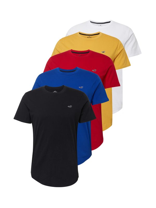 HOLLISTER HOLLISTER Тениска  синьо / жълто / червено / черно