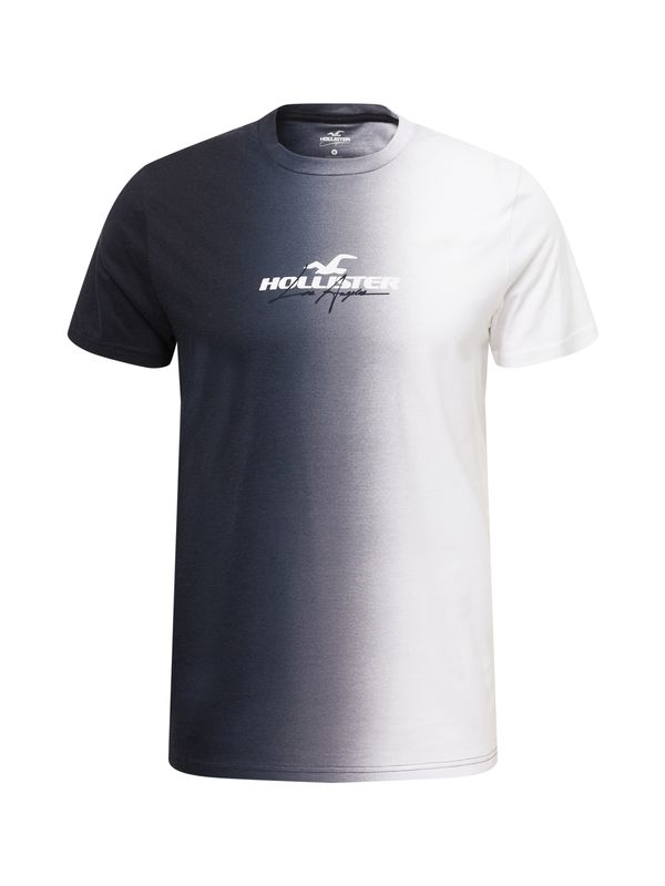 HOLLISTER HOLLISTER Тениска  сиво / тъмносиво / черно / бяло
