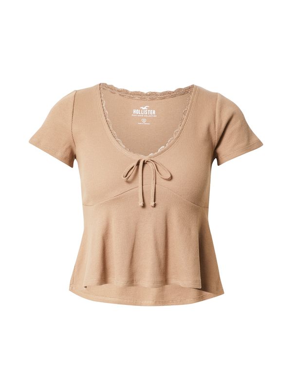 HOLLISTER HOLLISTER Тениска  светлокафяво