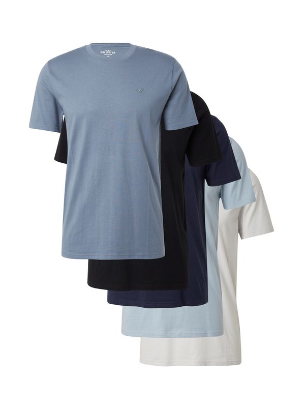 HOLLISTER HOLLISTER Тениска  светлосиньо / тъмносиньо / сиво / черно