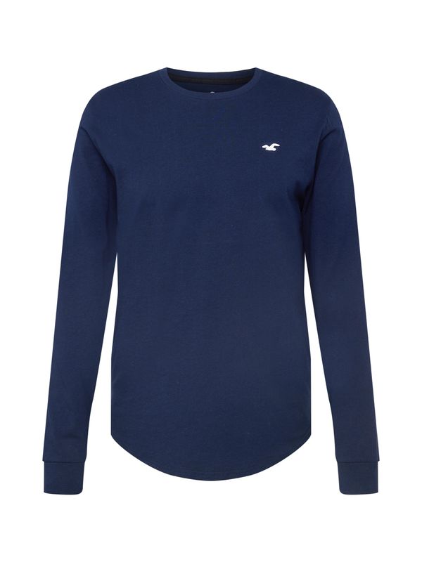 HOLLISTER HOLLISTER Тениска  тъмносиньо / бяло