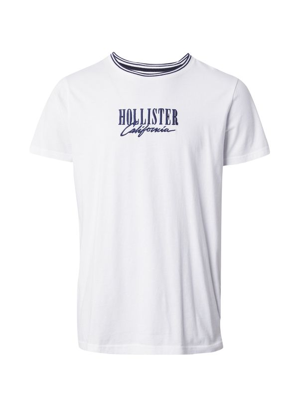 HOLLISTER HOLLISTER Тениска 'VARSITY MAR'  тъмносиньо / бяло