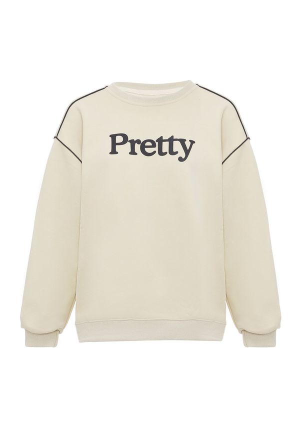 HOMEBASE HOMEBASE Суичър  бежово / черно