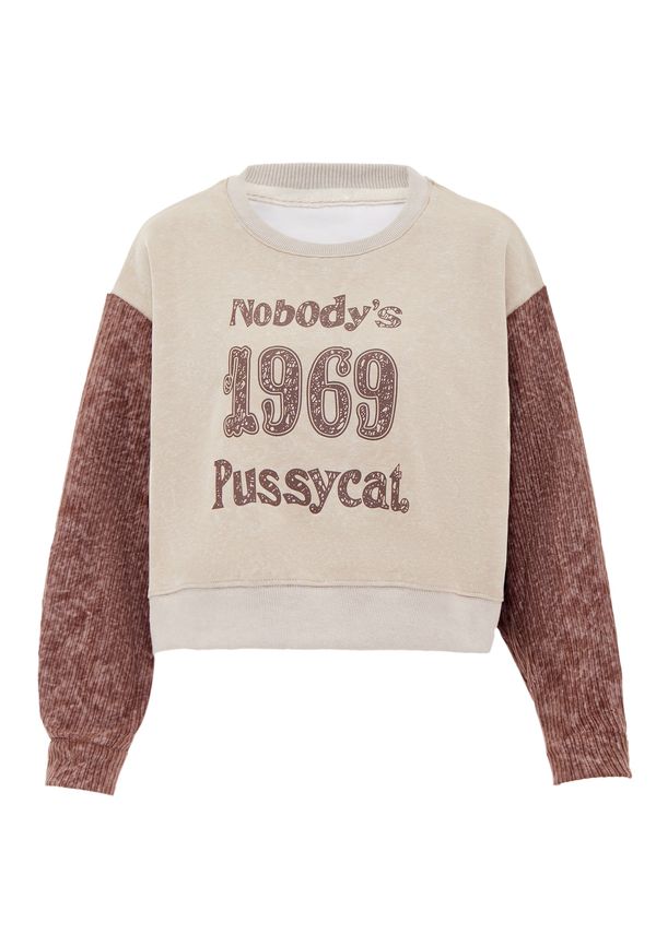 HOMEBASE HOMEBASE Суичър  бежово / кафяво