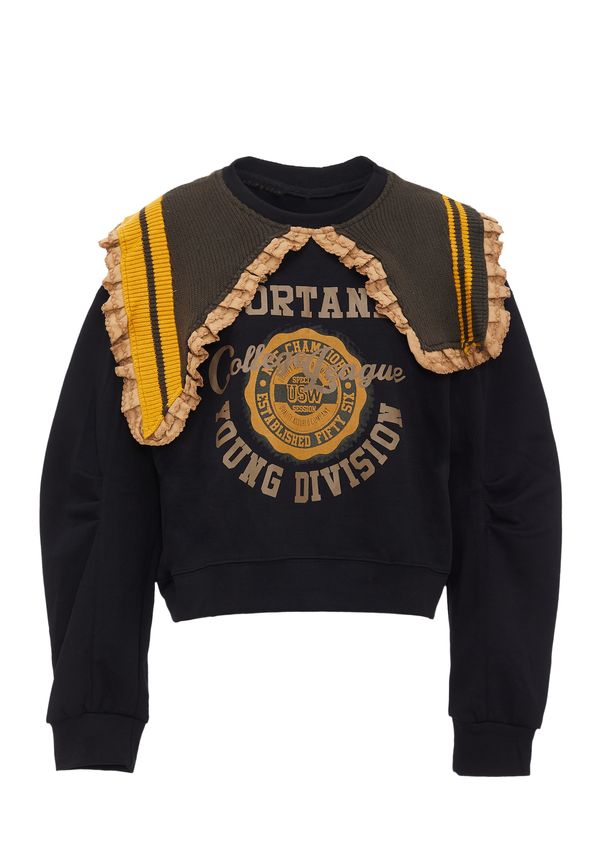 HOMEBASE HOMEBASE Суичър  бежово / къри / черно