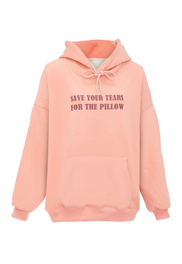 HOMEBASE HOMEBASE Суичър  бледорозово / бургундово червено