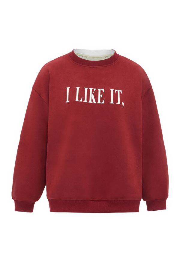 HOMEBASE HOMEBASE Суичър  червено / бяло