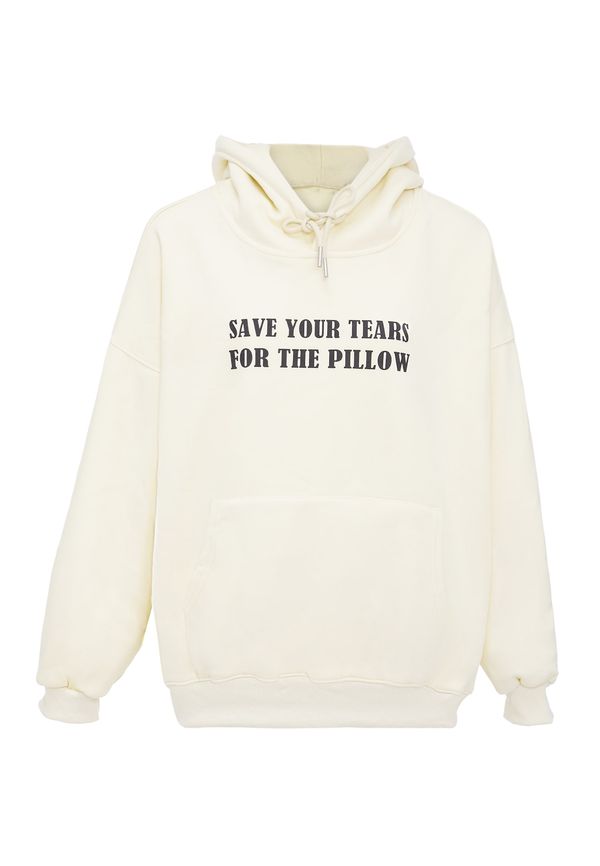 HOMEBASE HOMEBASE Суичър  екрю / черно