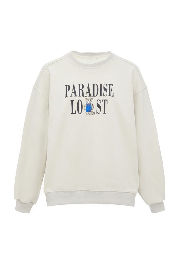 HOMEBASE HOMEBASE Суичър  кралско синьо / светлосиво / черно / бяло