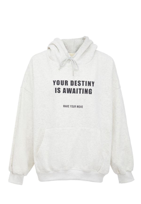 HOMEBASE HOMEBASE Суичър  светлосиво / черно