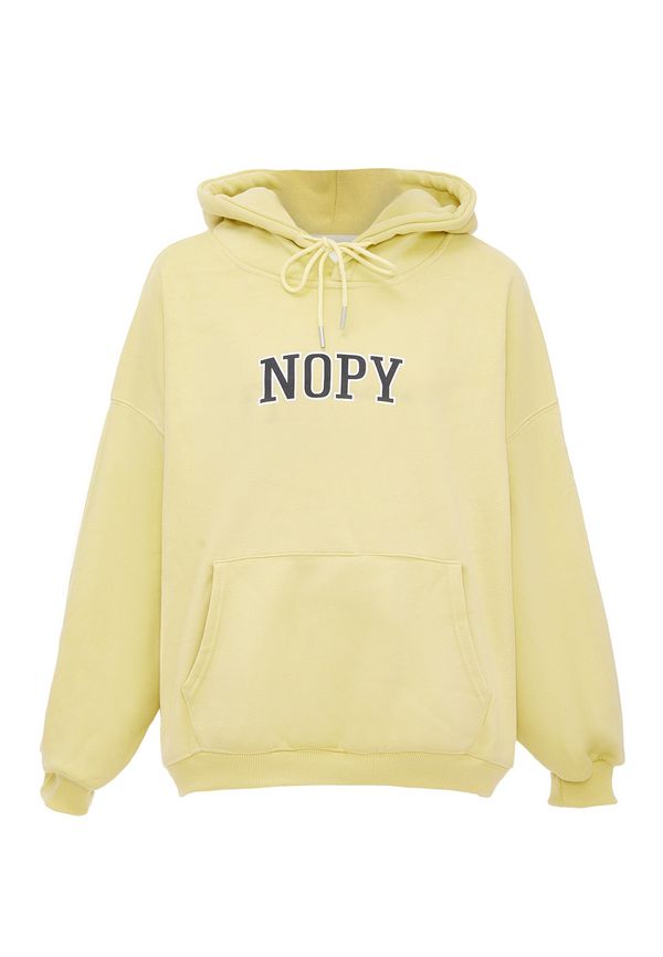 HOMEBASE HOMEBASE Суичър  жълто / черно / бяло