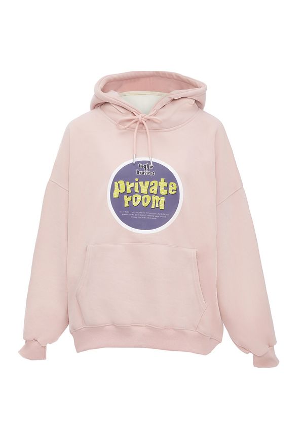 HOMEBASE HOMEBASE Суичър  жълто / лилав / бледорозово / бяло