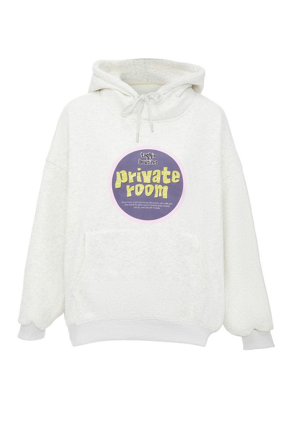 HOMEBASE HOMEBASE Суичър  жълто / слива / бял памук