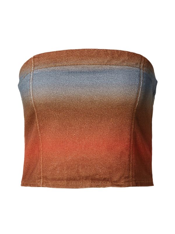 Hosbjerg Hosbjerg Топ 'Mercy'  синьо / кафяво / оранжево