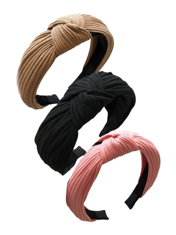 HotSquash HotSquash Лента за чело  светлокафяво / светлорозово / черно