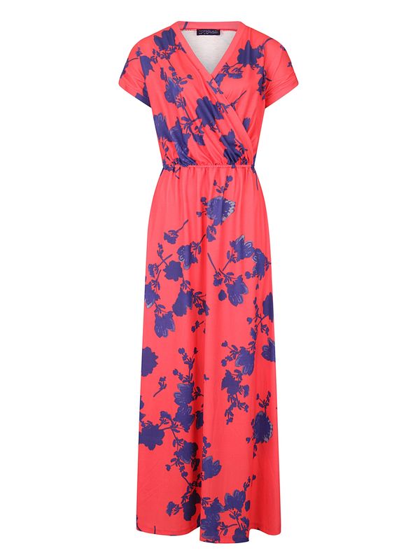 HotSquash HotSquash Лятна рокля  синьо / червено