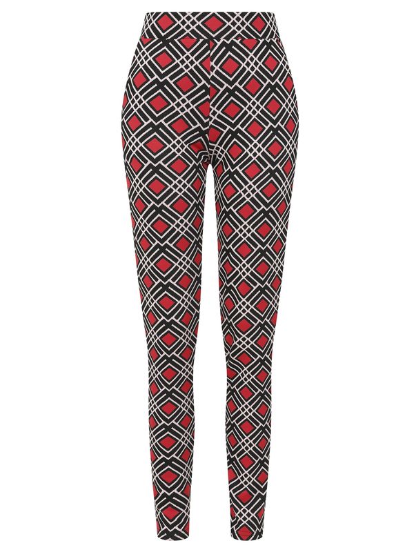 HotSquash HotSquash Панталон  бежово / червено / черно