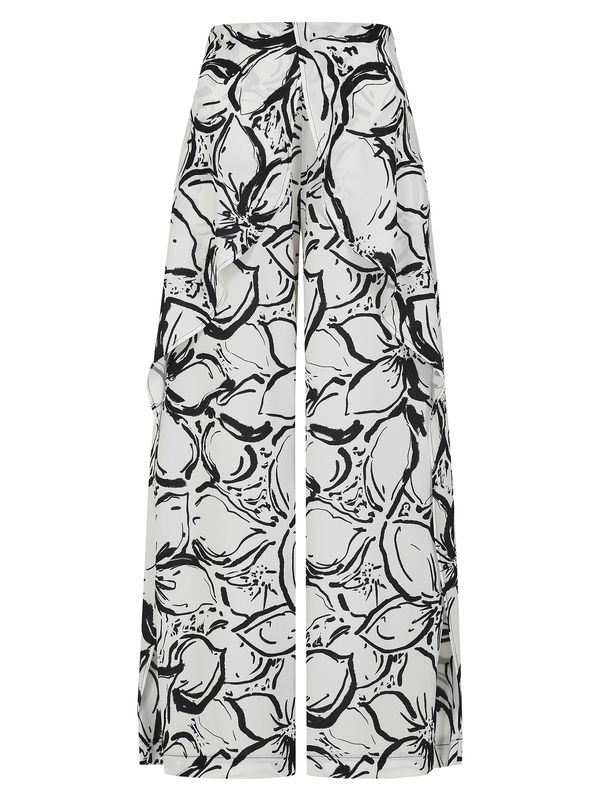 HotSquash HotSquash Панталон  черно / бяло