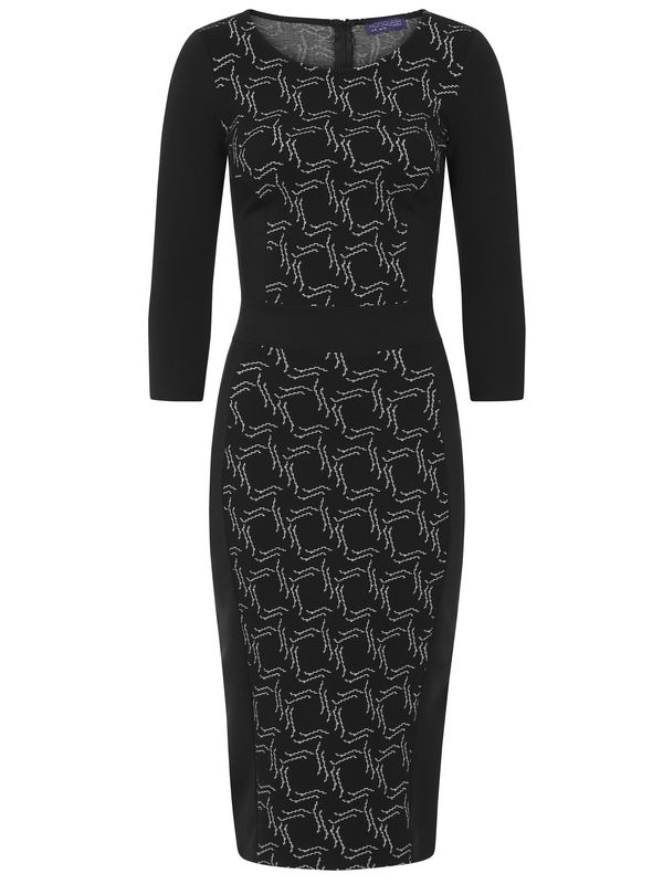 HotSquash HotSquash Рокля  черно / бяло