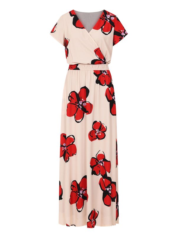 HotSquash HotSquash Рокля  червено / бяло