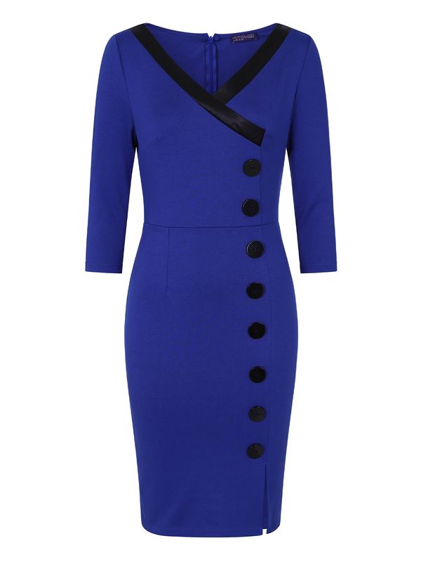 HotSquash HotSquash Рокля  кралско синьо / черно