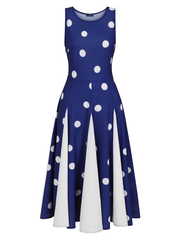 HotSquash HotSquash Рокля  синьо / бяло