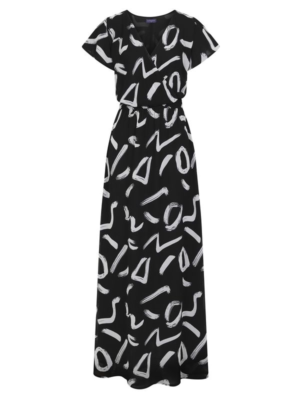 HotSquash HotSquash Рокля  светлосиньо / маслина / червено / черно